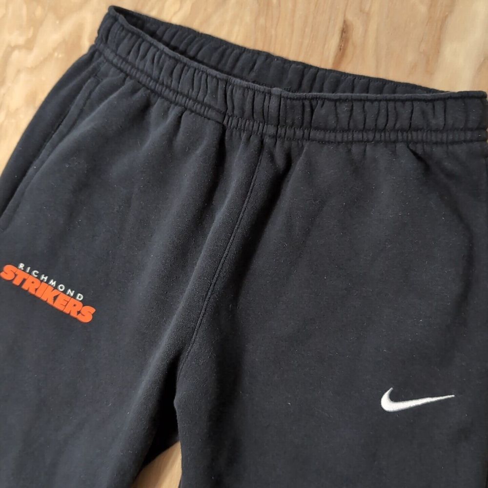 Nike White Label Sweatpants Men's Sm‎ Drawstring Black 27x27" Richmond Strikers